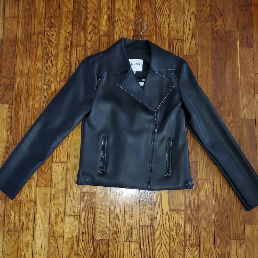 Guess faux leather jacket (s)